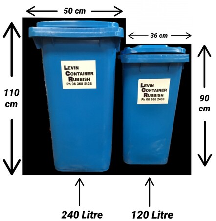 240 Litre Wheelie Bin | Levin Container Rubbish